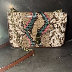 Calvin Klein Snakeskin Crossbody Bag